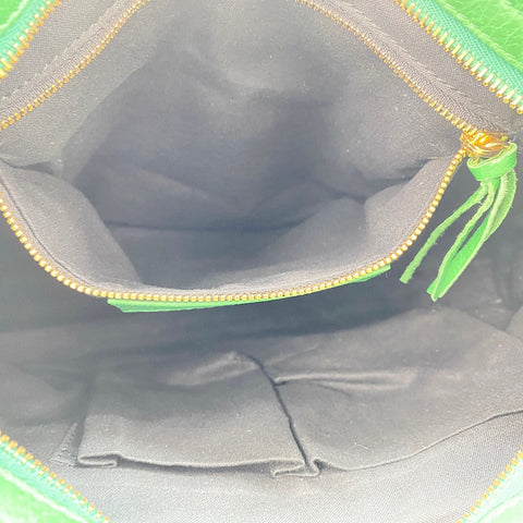 BALENCIAGA Classic City 2WAY Handbag leather green WS32558