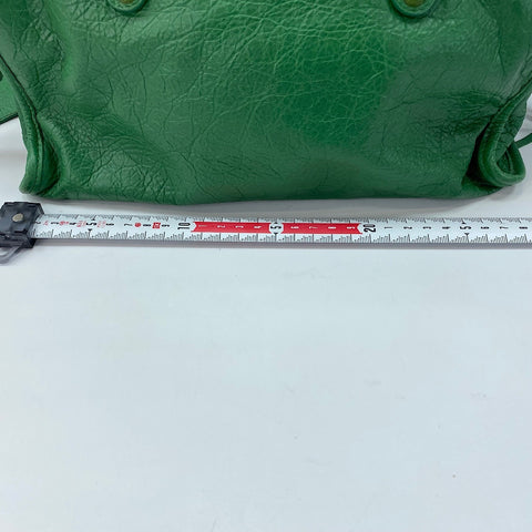 BALENCIAGA Classic City 2WAY Handbag leather green WS32558