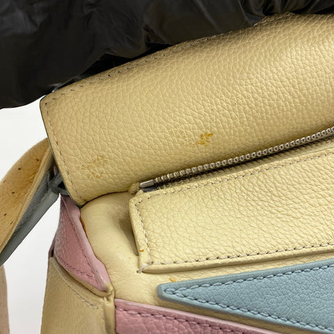 LOEWE Leather Puzzle Bag Medium 2WAY Handbag leather multicolor WS32559
