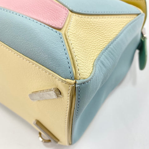 LOEWE Leather Puzzle Bag Medium 2WAY Handbag leather multicolor WS32559