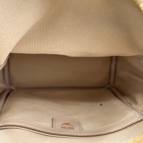 MCM Visest Classic Rabbit Backpack Â· Daypack leather beige WS32562