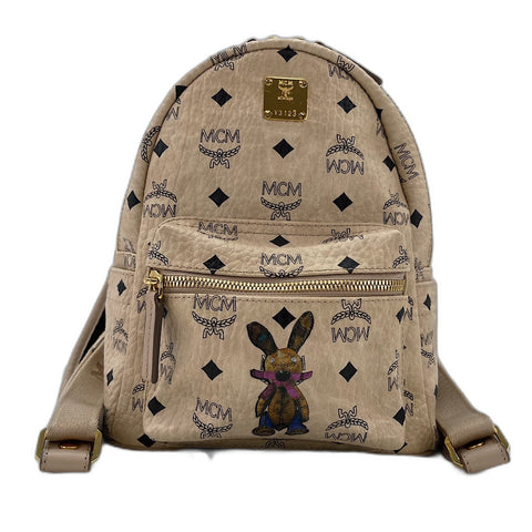 MCM Visest Classic Rabbit Backpack Â· Daypack leather beige WS32562
