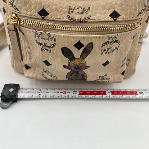 MCM Visest Classic Rabbit Backpack Â· Daypack leather beige WS32562