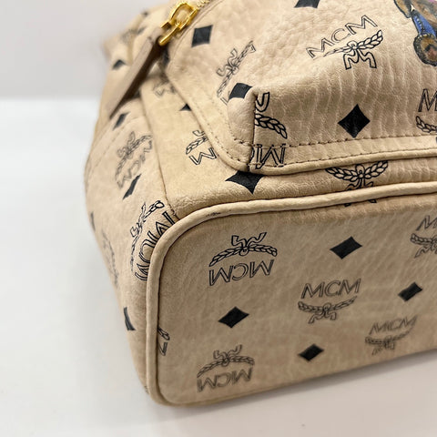 MCM Visest Classic Rabbit Backpack Â· Daypack leather beige WS32562