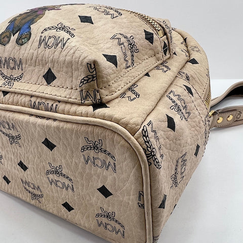 MCM Visest Classic Rabbit Backpack Â· Daypack leather beige WS32562