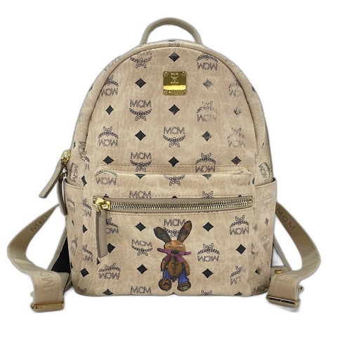 MCM Backpack Â· Daypack leather beige WS32563