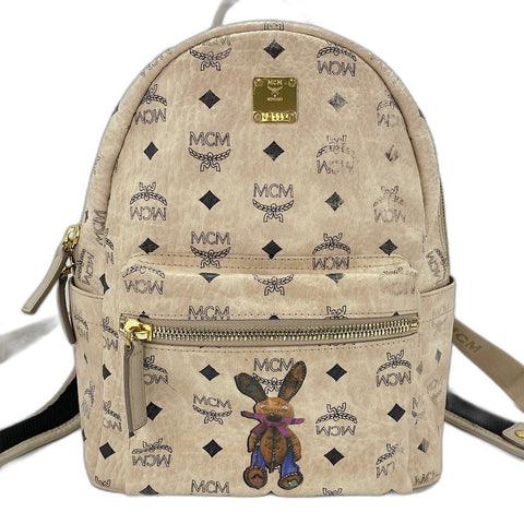 MCM Backpack Â· Daypack leather beige WS32563