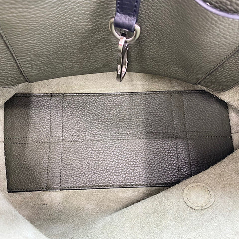 LOEWE Military Messenger Small Shoulder Bag leather green WS32569