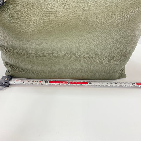LOEWE Military Messenger Small Shoulder Bag leather green WS32569