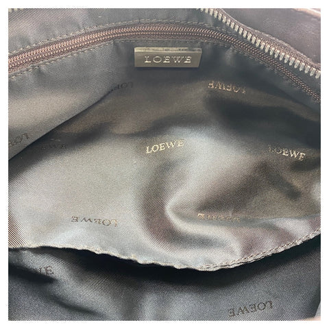 LOEWE Shoulder Bag leather Brown WS32571