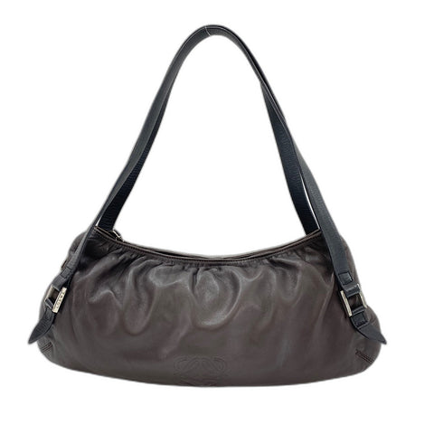 LOEWE Shoulder Bag leather Brown WS32571