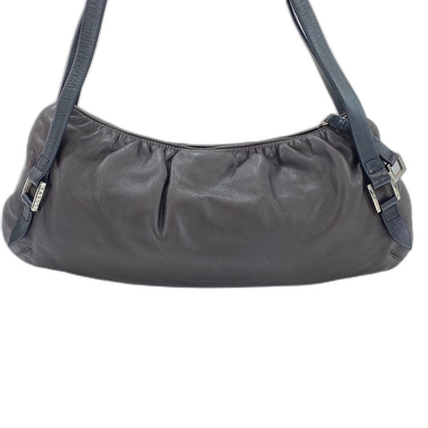 LOEWE Shoulder Bag leather Brown WS32571