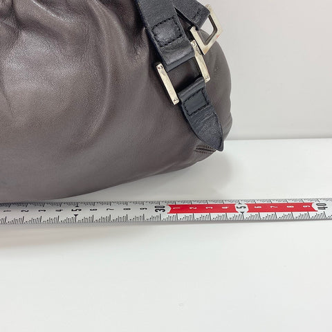 LOEWE Shoulder Bag leather Brown WS32571