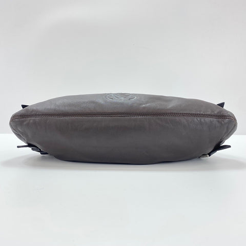 LOEWE Shoulder Bag leather Brown WS32571