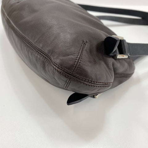 LOEWE Shoulder Bag leather Brown WS32571