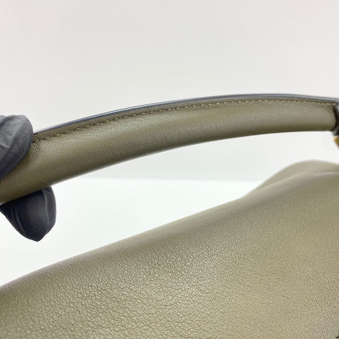 LOEWE Puzzle Bag Small 2WAY Handbag leather green WS32574