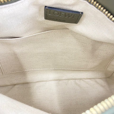LOEWE Puzzle Bag Small 2WAY Handbag leather green WS32574