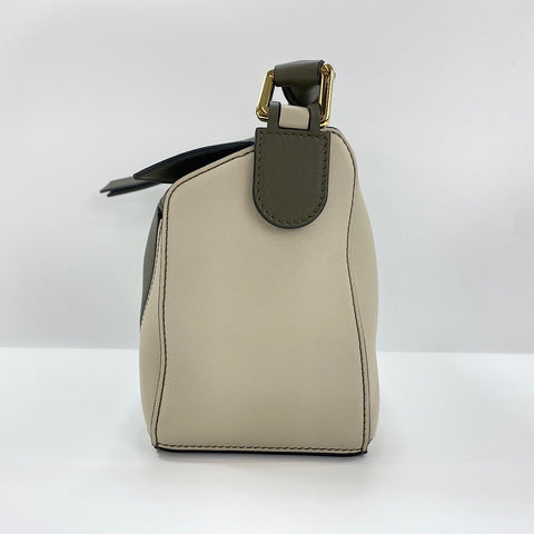 LOEWE Puzzle Bag Small 2WAY Handbag leather green WS32574