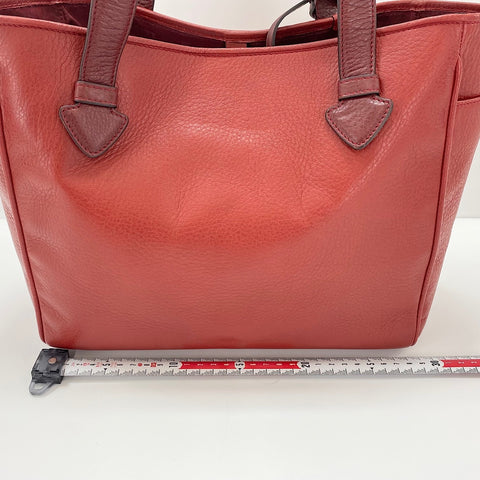 LOEWE Heritage Handbag leather Red WS32575