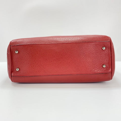 LOEWE Heritage Handbag leather Red WS32575