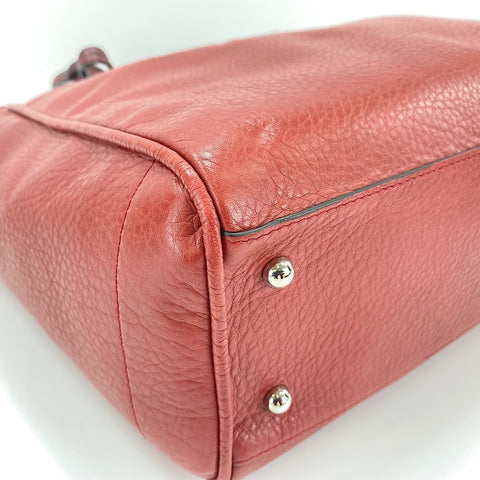 LOEWE Heritage Handbag leather Red WS32575