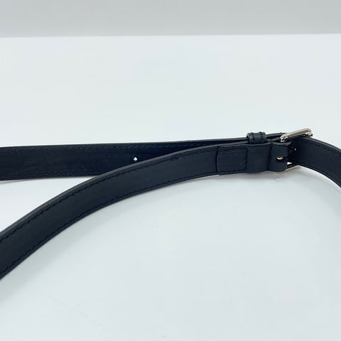 GUCCI Web stripe Shoulder Bag black WS32576