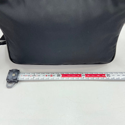 PRADA Triangle logo Shoulder Bag Nylon black WS32577
