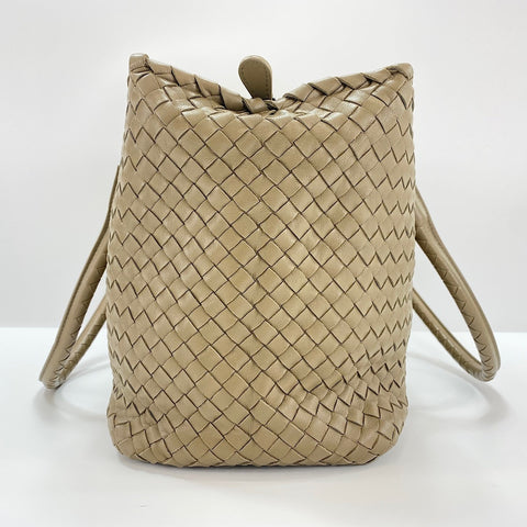 BOTTEGAVENETA INTRECCIATO Handbag leather beige WS32579