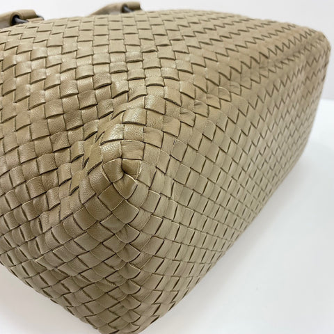 BOTTEGAVENETA INTRECCIATO Handbag leather beige WS32579