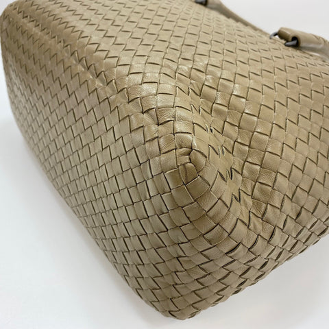 BOTTEGAVENETA INTRECCIATO Handbag leather beige WS32579