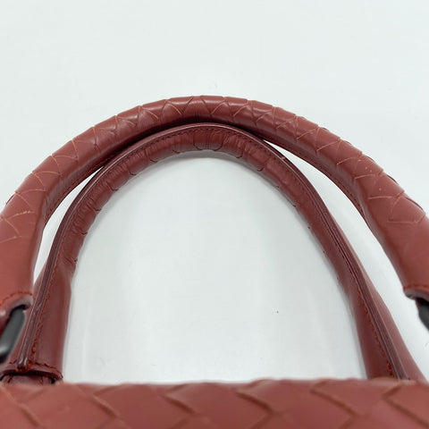 BOTTEGAVENETA INTRECCIATO Handbag leather Red WS32580