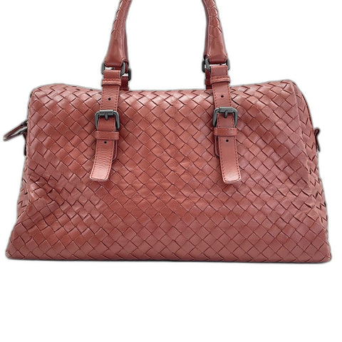 BOTTEGAVENETA INTRECCIATO Handbag leather Red WS32580