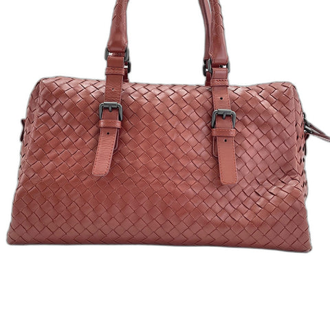 BOTTEGAVENETA INTRECCIATO Handbag leather Red WS32580