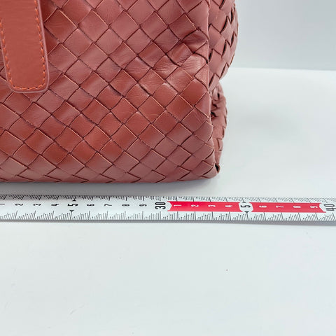 BOTTEGAVENETA INTRECCIATO Handbag leather Red WS32580