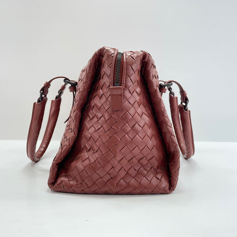 BOTTEGAVENETA INTRECCIATO Handbag leather Red WS32580