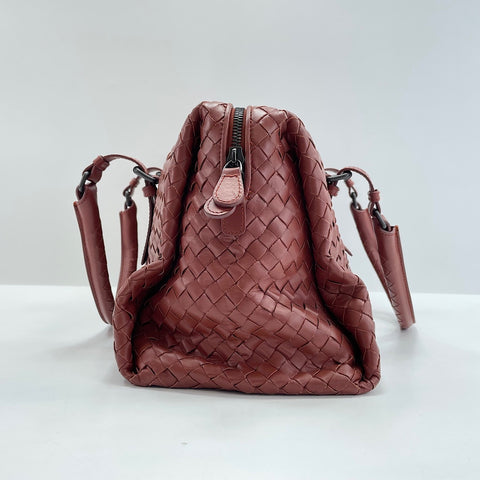 BOTTEGAVENETA INTRECCIATO Handbag leather Red WS32580