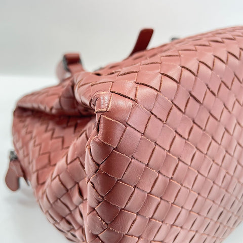 BOTTEGAVENETA INTRECCIATO Handbag leather Red WS32580
