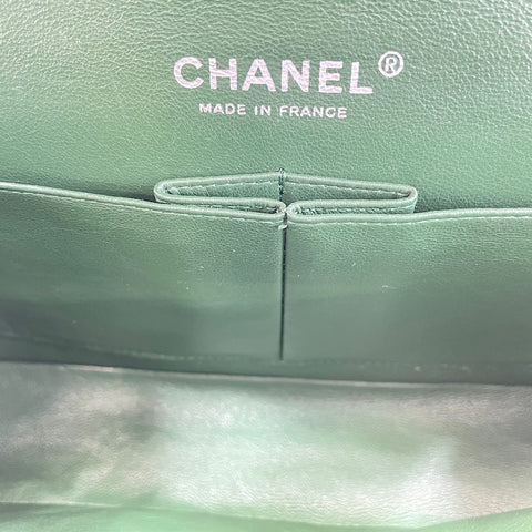 CHANEL Matrasse 25 Shoulder Bag enamel green WS32581