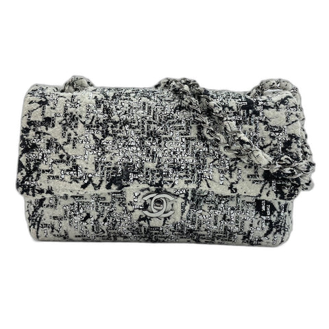CHANEL tweed Shoulder Bag tweed multicolor WS32582