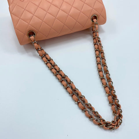 CHANEL Matrasse 23 Shoulder Bag lambskin pink WS32583