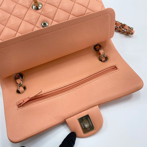 CHANEL Matelasse 23 Shoulder Bag lambskin pink WS32583