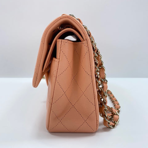 CHANEL Matrasse 23 Shoulder Bag lambskin pink WS32583