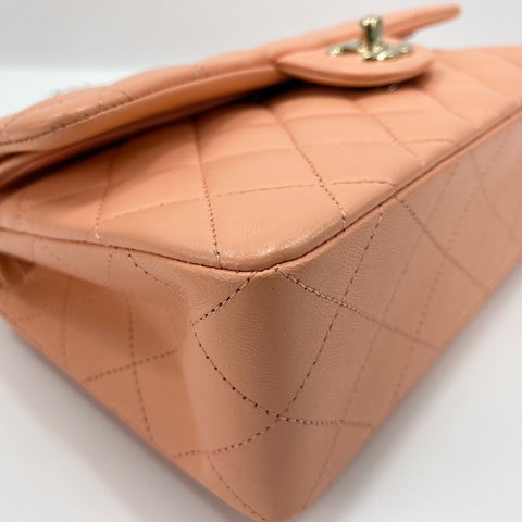 CHANEL Matelasse 23 Shoulder Bag lambskin pink WS32583
