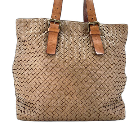 BOTTEGAVENETA INTRECCIATO Tote Bag leather Brown WS32584