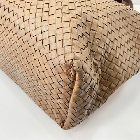 BOTTEGAVENETA INTRECCIATO Tote Bag leather Brown WS32584