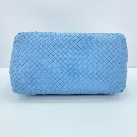 BOTTEGAVENETA INTRECCIATO Tote Bag leather blue WS32585