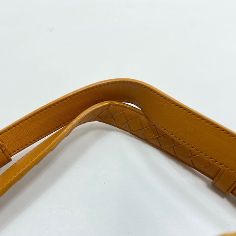 BOTTEGAVENETA INTRECCIATO Shoulder Bag leather yellow WS32587