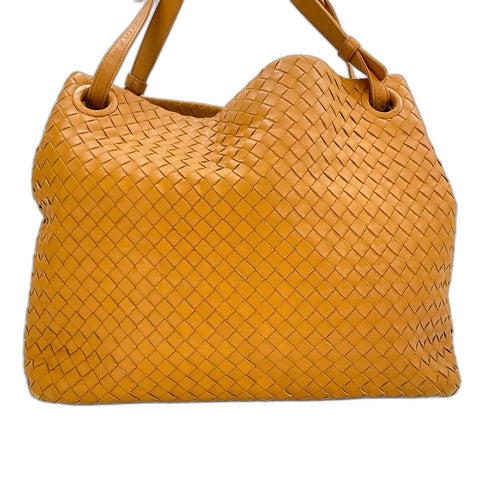 BOTTEGAVENETA INTRECCIATO Shoulder Bag leather yellow WS32587