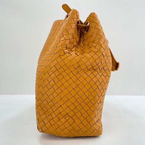 BOTTEGAVENETA INTRECCIATO Shoulder Bag leather yellow WS32587