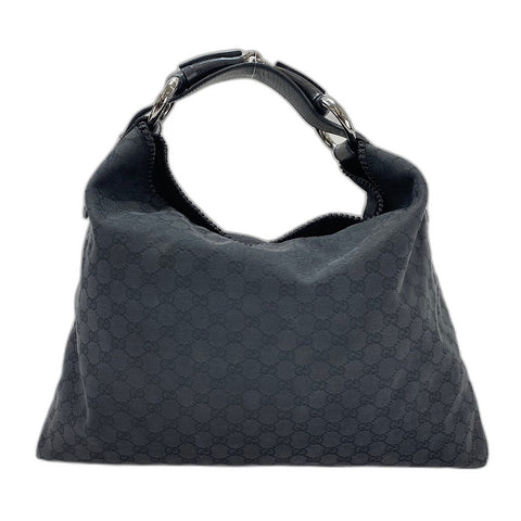 GUCCI Horsebit Shoulder Bag black WS32589